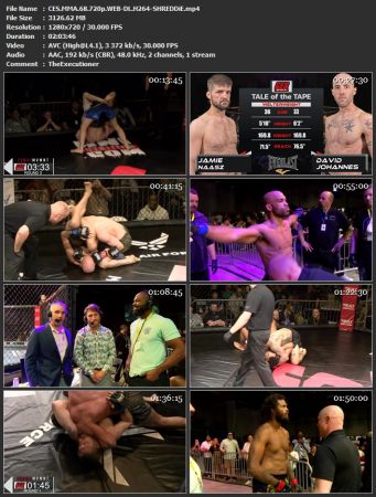 CES MMA 68 720p WEB-DL H264-SHREDDiE