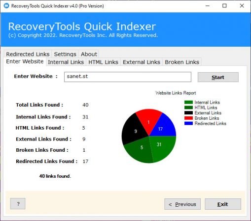 RecoveryTools Quick Indexer 4.1