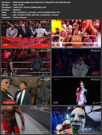 WWE Monday Night Raw 2022.05.02 720p HDTV x264-NWCHD