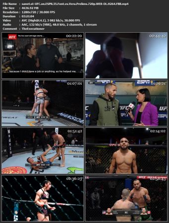  UFC on ESPN 35 Font vs Vera Prelims 720p WEB-DL H264 FBB