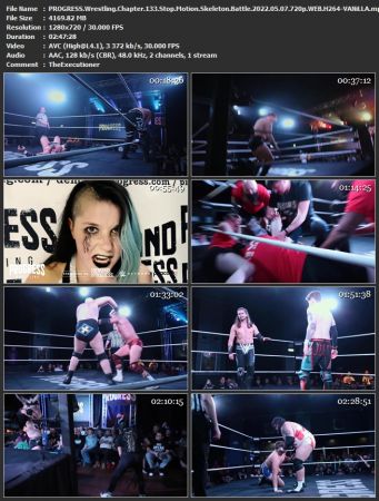 PROGRESS Wrestling Chapter 133 Stop Motion Skeleton Battle 720p WEB H264-VANiLLA