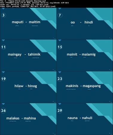 Basic Filipino Grammar: English Explanation