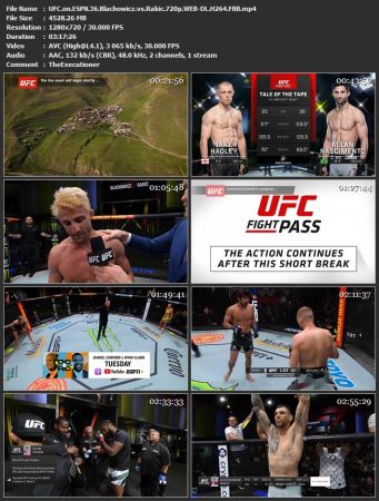  UFC on ESPN 36 Blachowicz vs Rakic 720p WEB-DL H264 FBB