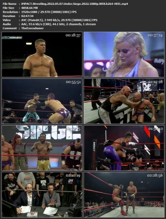 iMPACT Wrestling 2022.05.07 Under Siege 2022 1080p WEB h264-HEEL