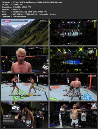 UFC on ESPN 36 Blachowicz vs Rakic WEB-DL H264 FBB