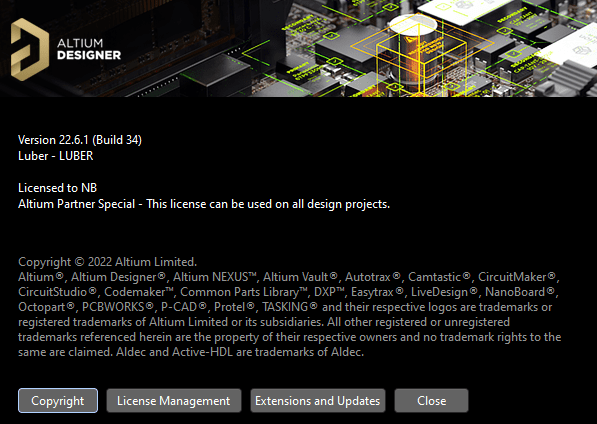 Altium Designer 22.6.1 Build 34 (x64)