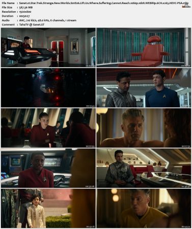 Star Trek Strange New Worlds S01E06 Lift Us Where Suffering Cannot Reach 1080p 10bit WEBRip 6CH x265 HEVC-PSA
