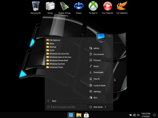 Windows 11 Pro Phoenix LiteOS Ultra Lite x64 Build 22000.588