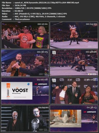 AEW Dynamite 2022.06.22 720p HDTV x264-NWCHD