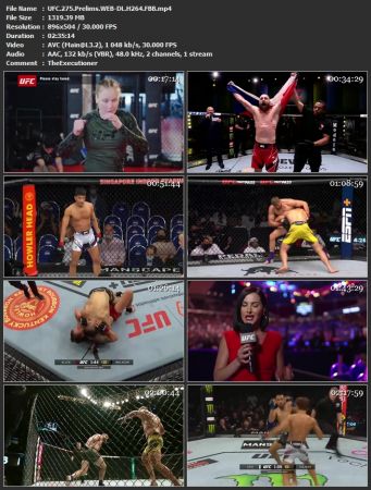 UFC 275 Preliminary Fight WEB-DL H264 FBBPrelims