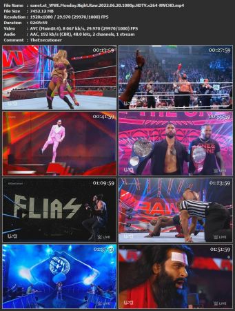 WWE Monday Night Raw 2022.06.20 1080p HDTV x264-NWCHD