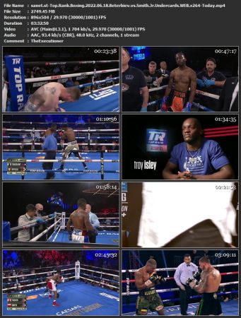Top Rank Boxing 2022.06.18 Beterbiev vs Smith Jr Undercards WEB x264-Today