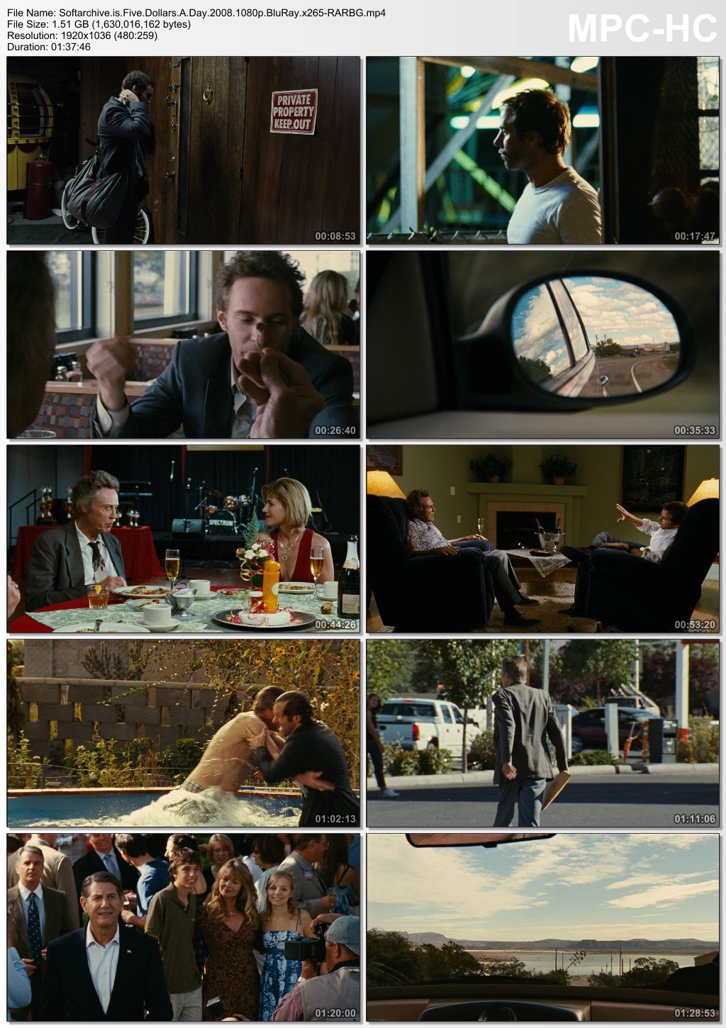 Five dollars a day 2008 1080p bluray x265 rarbg softarchive