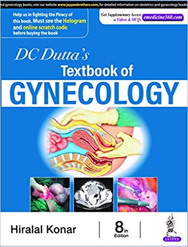 DC Dutta’s Textbook of Gynecology:including Contraception 8th Edition