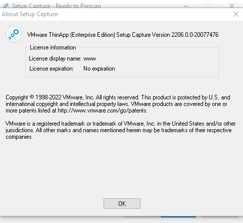 VMware ThinApp Enterprise 2206 Build 20077476 Multilanguage