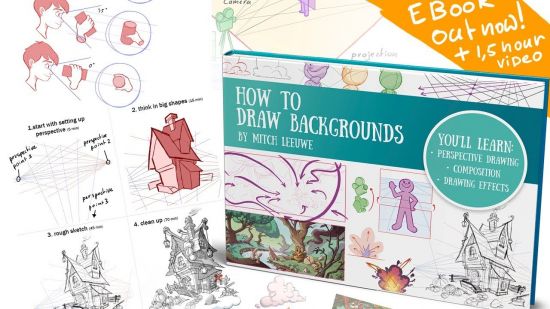 How to draw backgrounds by Mitch Leeuwe