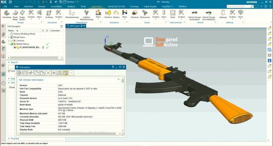 Siemens NX 2027 Build 3302 (NX 2007 Series)
