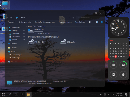 Windows Black 10 21H2 Build 19044.1865 x64 + Microsoft Office LTSC 2021 Pro Plus July 2022 Pre-Activated