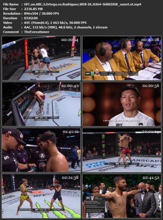 UFC on ABC 3 Ortega vs Rodriguez WEB-DL H264-SHREDDiE
