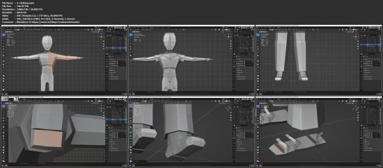 Low-Poly Character Modeling &amp; Animation in Blender for Unity