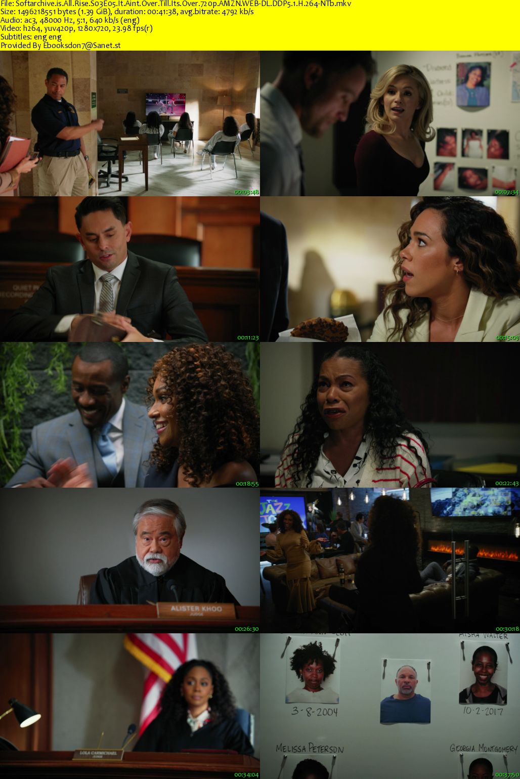 All Rise S03E05 It Aint Over Till Its Over 720p AMZN WEB-DL DDP5.1 H264