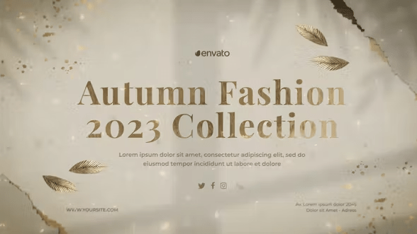 Videohive - Autumn Fashion 2023 Collection 39400260