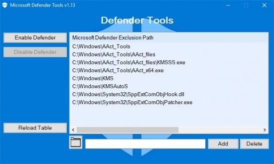 Defender Tools 1.15 b05