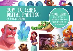 How to Learn Digital Painting by Mitch Leeuwe
