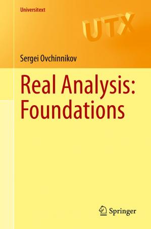 Real Analysis: Foundations (Universitext)True PDF