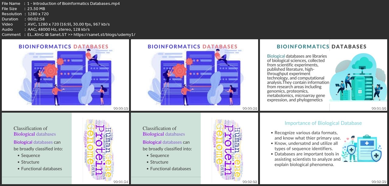 Download Crash Course On Nucleic Acid Databases For All SoftArchive
