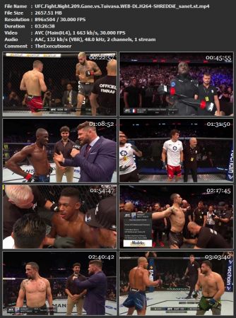 UFC Fight Night 209 Gane vs Tuivasa WEB-DL H264-SHREDDiE