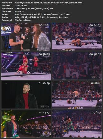  AEW Dynamite 2022.08.31 720p HDTV x264-NWCHD