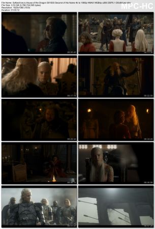 House of the Dragon S01E03 Second of His Name 4k to 1080p HMAX WEBrip x265 DDP5.1 D0ct0rLew
