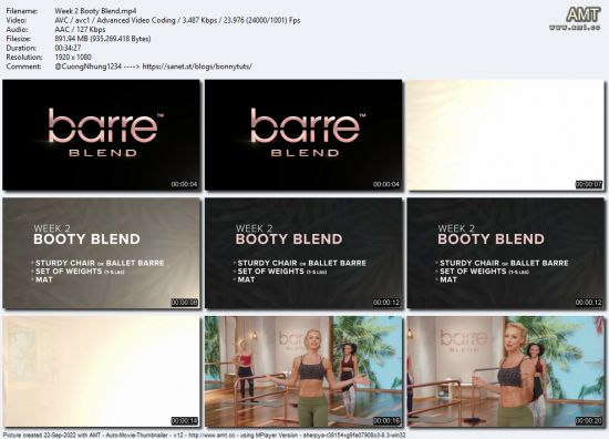 BeachBody - Barre Blend - Phase 1 (Week 2)
