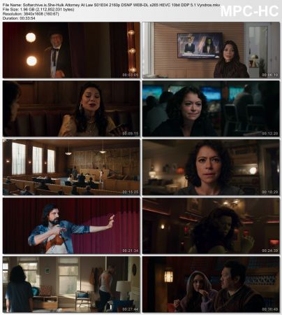 She-Hulk Attorney At Law S01E04 2160p DSNP WEB-DL x265 HEVC 10bit DDP 5.1 Vyndros