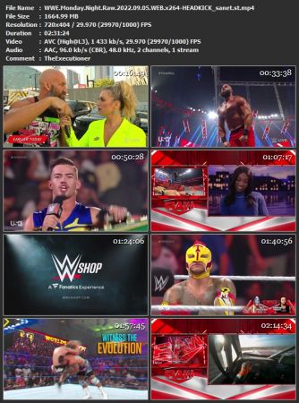 WWE Monday Night Raw 2022.09.05 WEB x264-HEADKICK
