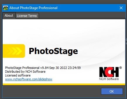 NCH PhotoStage Professional 9.84
