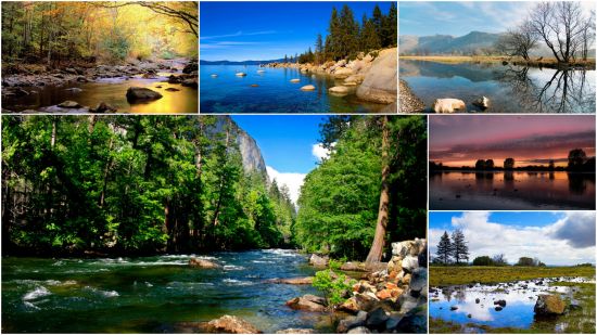 Wonderful scenery of rivers (Pack 185)