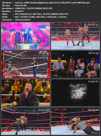 WWE Monday Night Raw 2022.10.10 720p HDTV x264-NWCHD