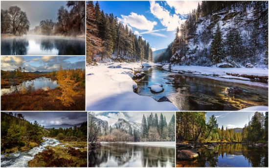 Wonderful scenery of rivers (Pack 186)