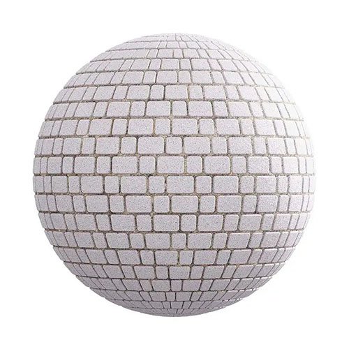 Grey Concrete Pavement PBR Texture