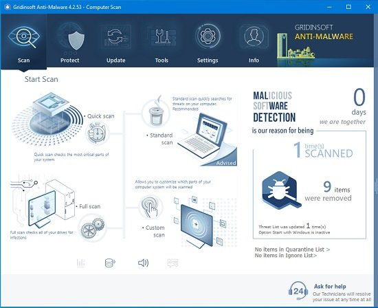 GridinSoft Anti-Malware 4.2.53.5595 Multilingual (x86/x64)