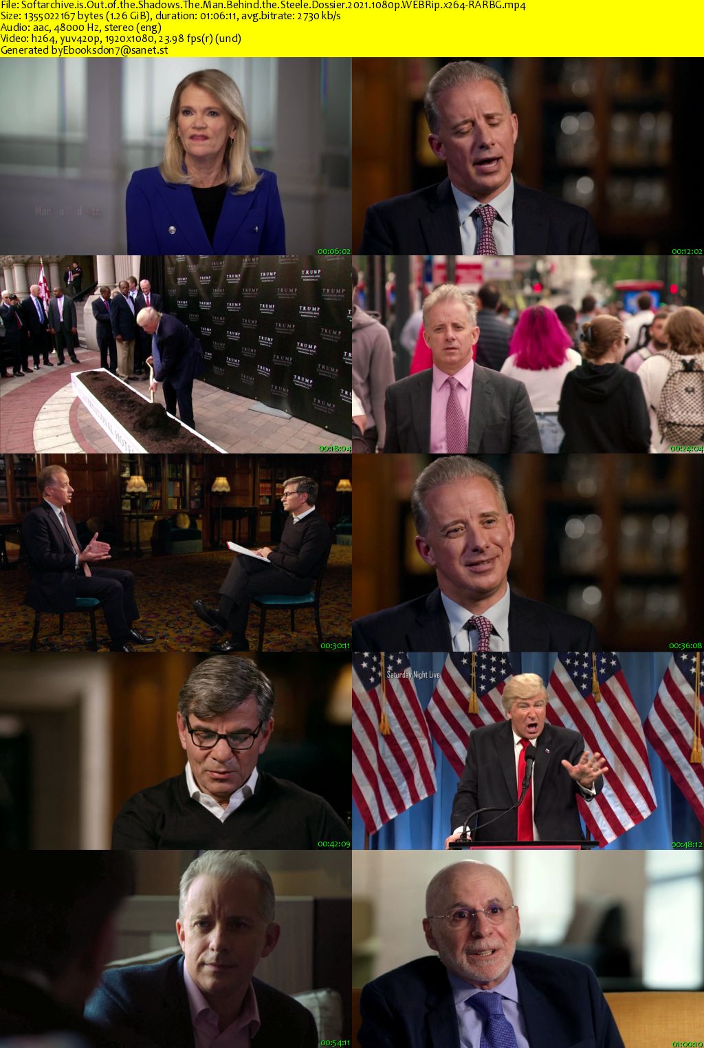 Out of the Shadows The Man Behind the Steele Dossier 2021 1080p WEBRip