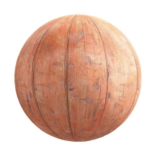 Rough Wooden Planks PBR Texture
