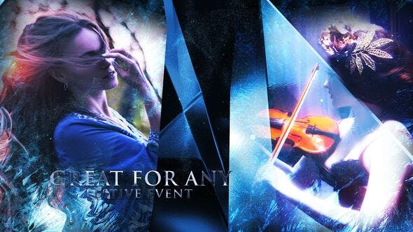 Videohive - Ice Crystals Slideshow - 41078245