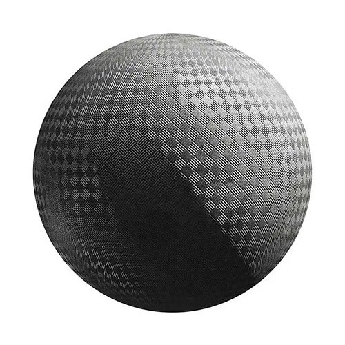 Damaged Patterned Metal PBR Texture