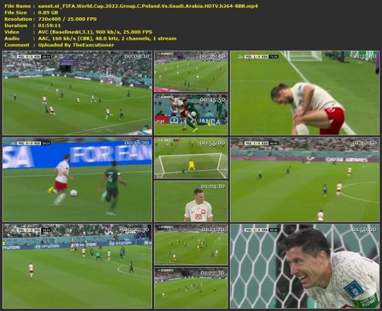 FIFA World Cup 2022 Group C Poland Vs Saudi Arabia HDTV h264-RBB