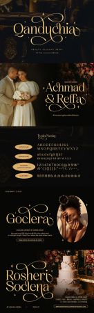 Qanduchia - Classy Elegant Beauty Swashes Serif