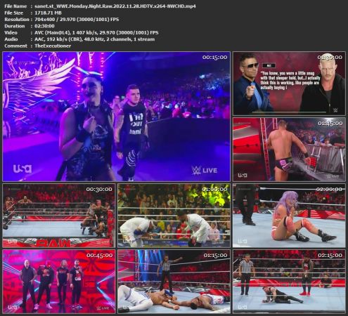 WWE Monday Night Raw 2022.11.28 HDTV x264-NWCHD