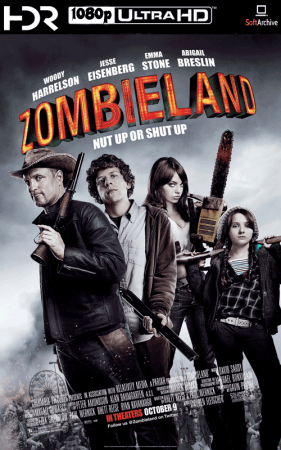 Zombieland 2009 1080p BDRip 10bit HDR x265 AC3-Webhiker